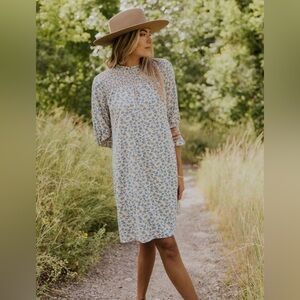 Bisbee Floral Mock Neck Dress From ROOLEE